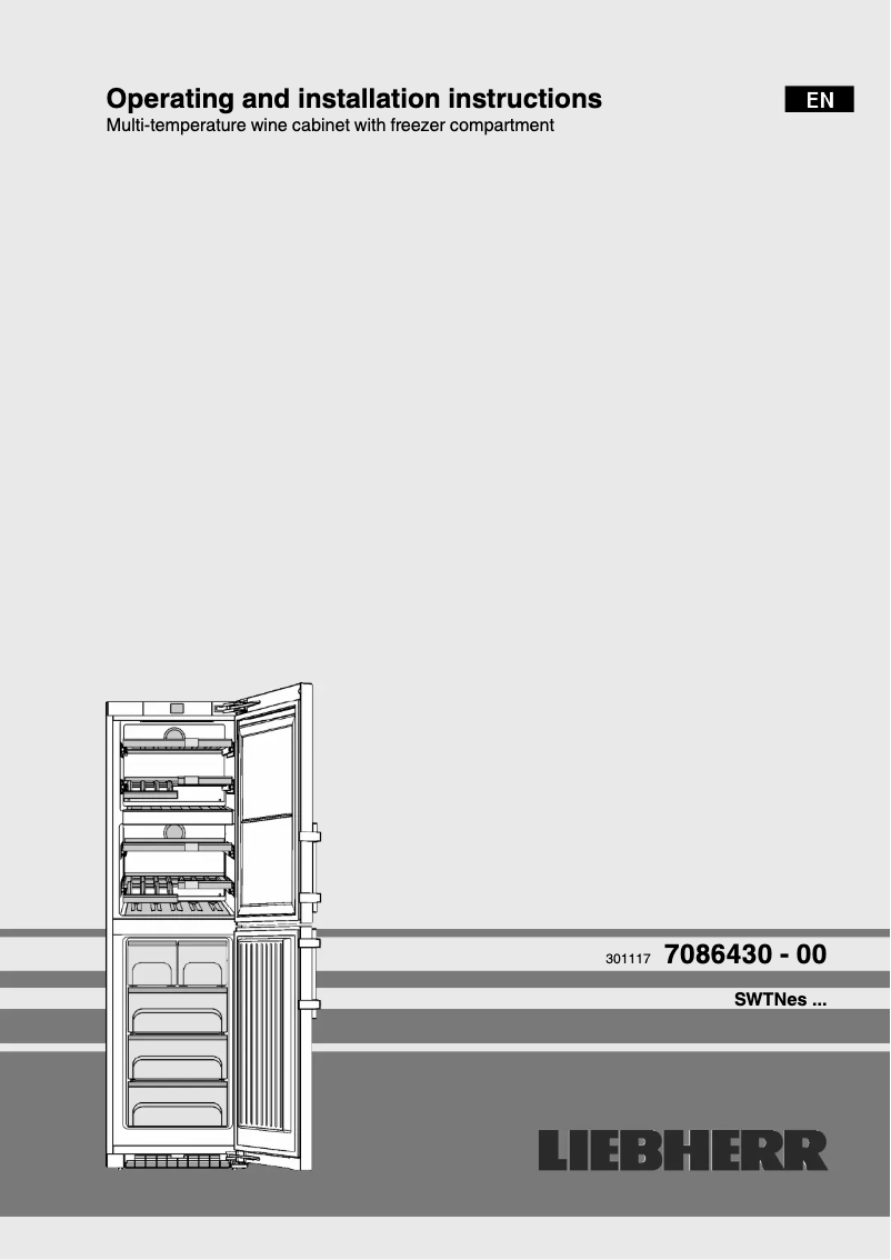 Page n°1 - Manuel utilisateur Liebherr SWTNES 4265-21