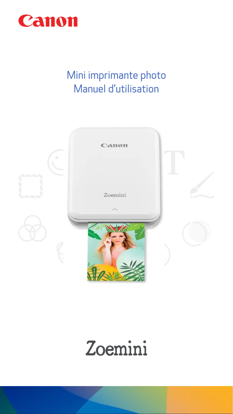 Page 1 de la notice Manuel utilisateur Canon Zoemini