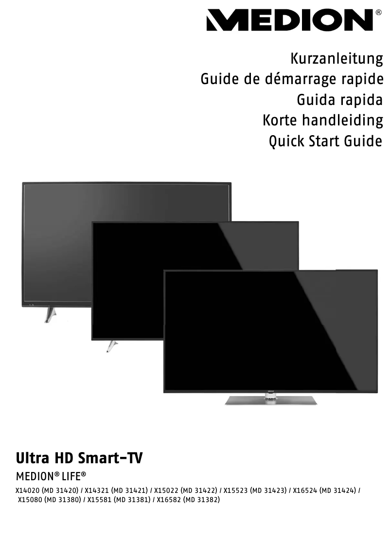 Image de la première page du manuel de l'appareil LIFE X15523 (MD 31423)