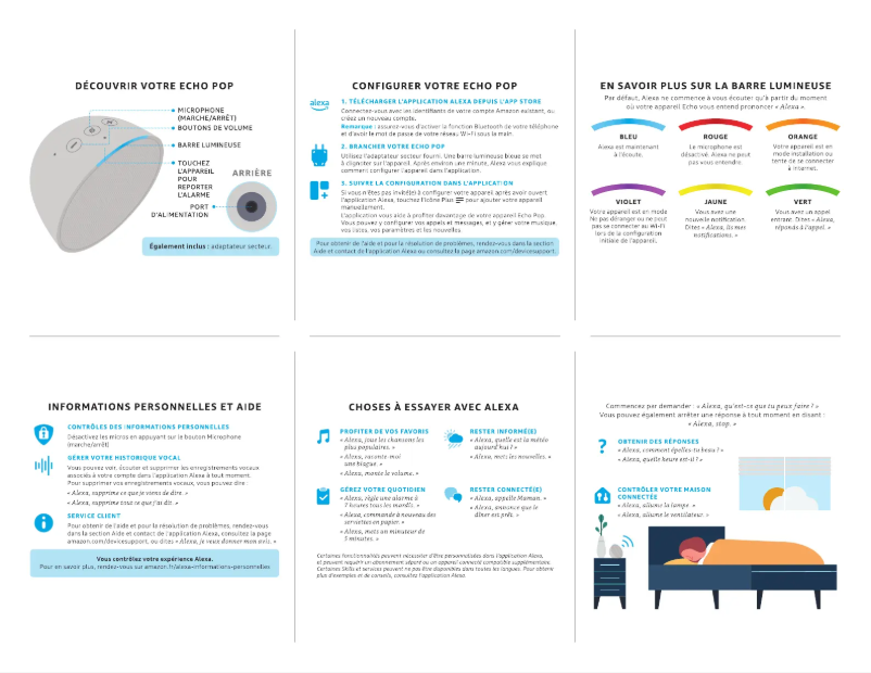 Page n°1 - Manuel utilisateur Amazon Echo Pop