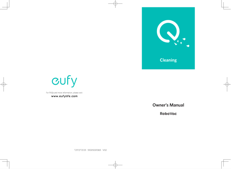 Image de la première page du manuel de l'appareil RoboVac 25C