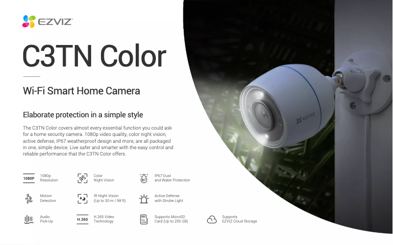 Imagen de la primera página del manual del dispositivo C3TN Color