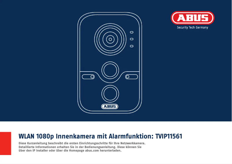 Image de la première page du manuel de l'appareil TVIP11561