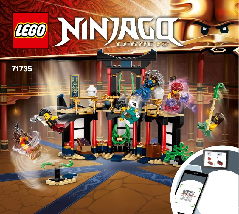 Page 1 de la notice Manuel utilisateur Lego Ninjago 71735