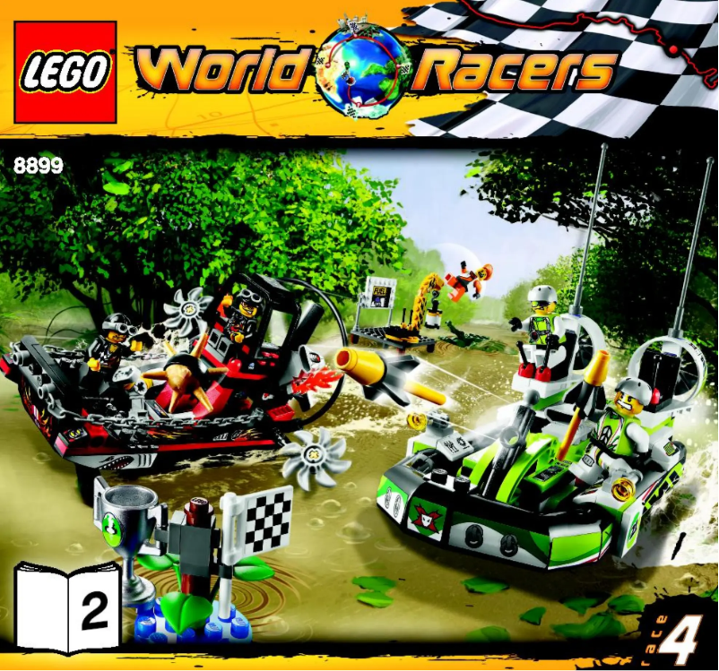 Page n°1 - Manuel utilisateur Lego Racers 8899