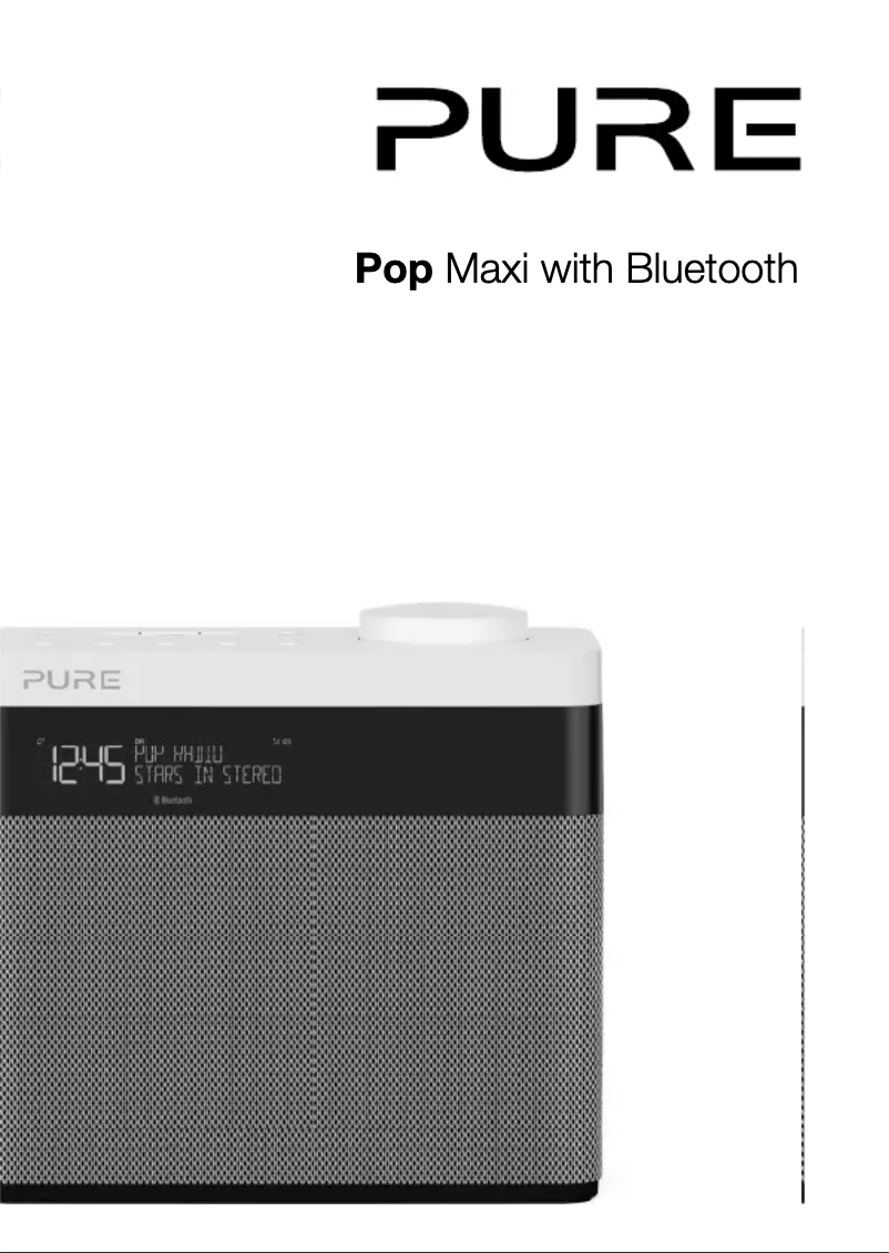 Page 1 de la notice Manuel utilisateur Pure Pop Maxi S