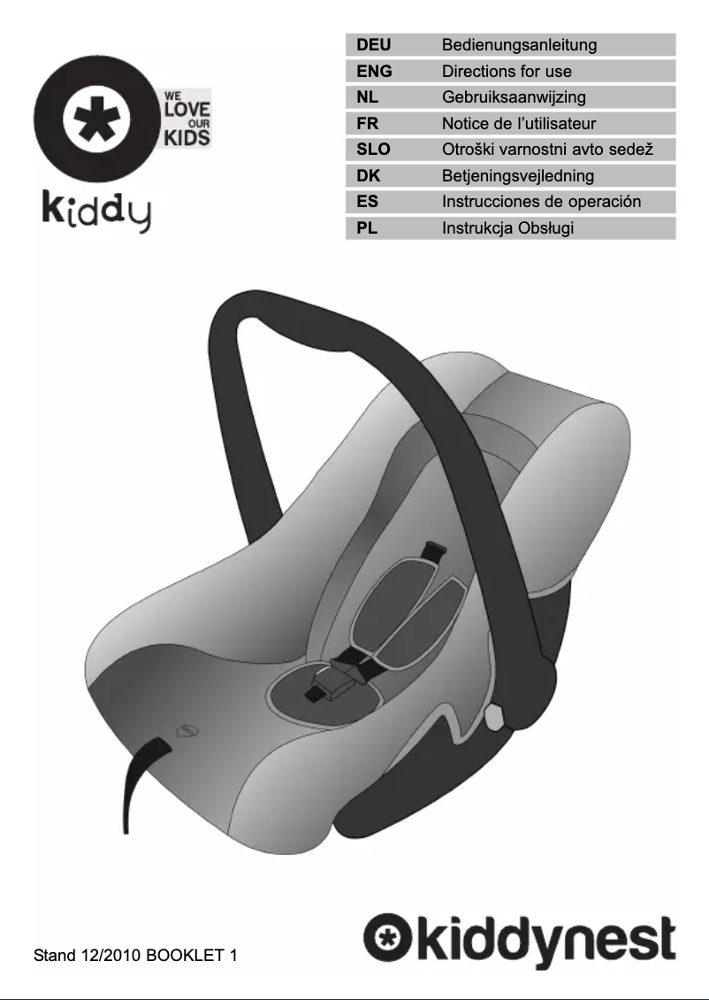 Image de la première page du manuel de l'appareil Nest