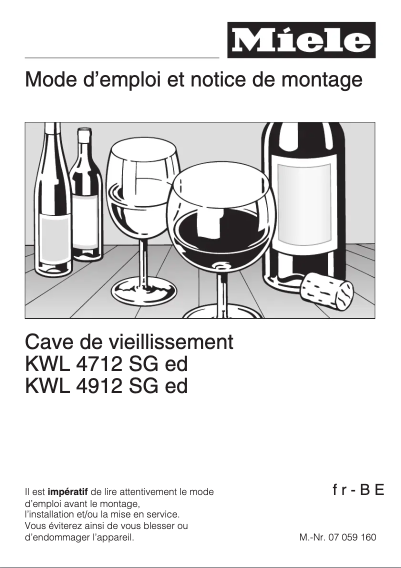 Image de la première page du manuel de l'appareil KWL 4912 SG ed