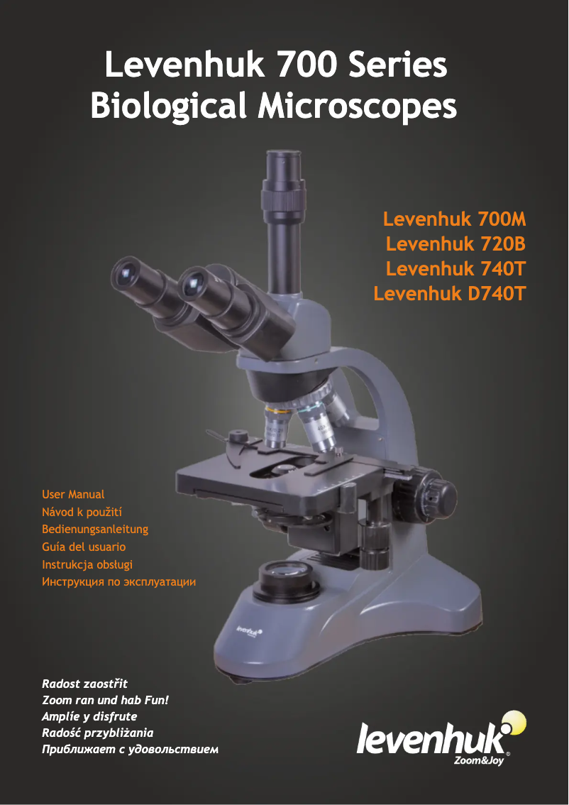 Page 1 of the manual User Manual Levenhuk 740T