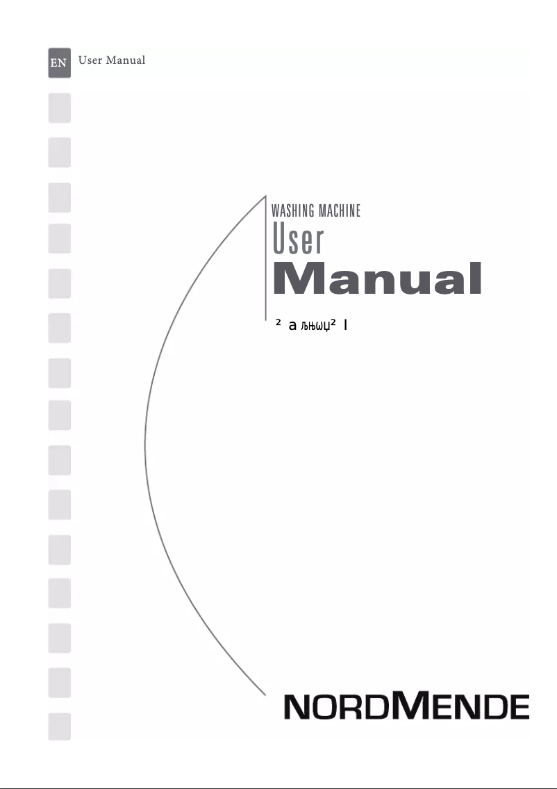 Page 1 de la notice Manuel utilisateur Nordmende WM1297WH