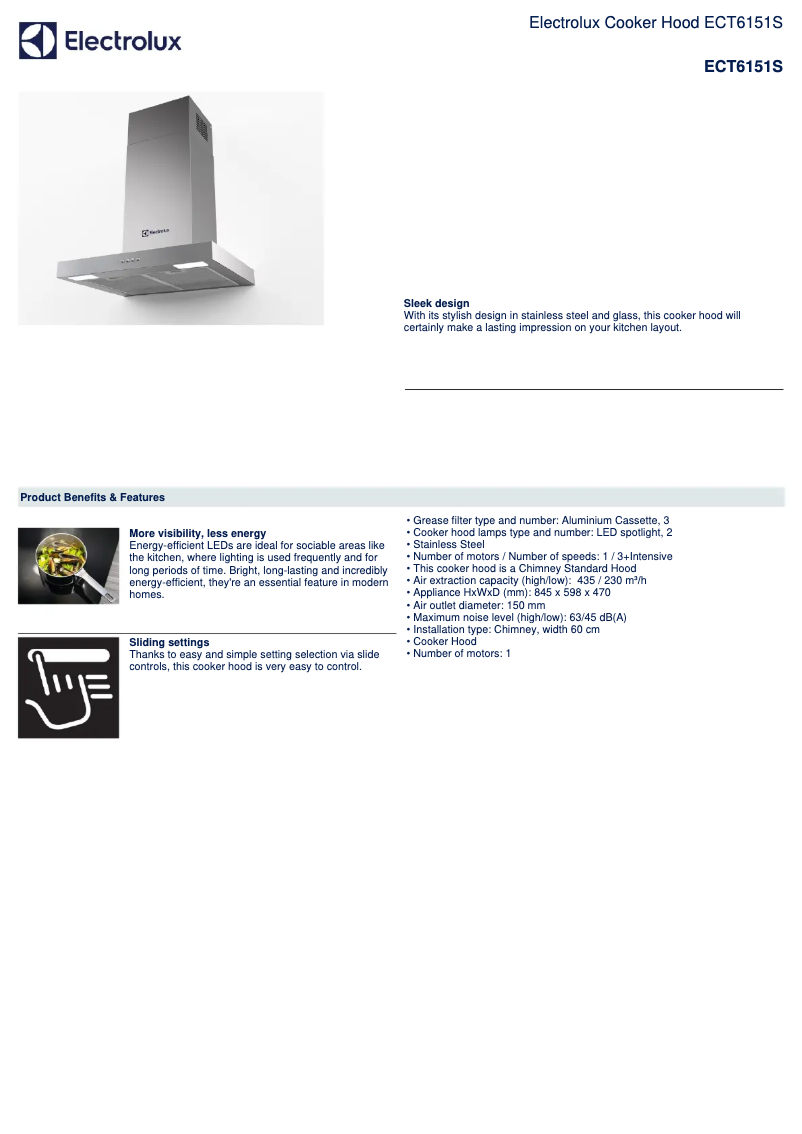 Page n°1 - Manuel utilisateur Electrolux ECT6151S