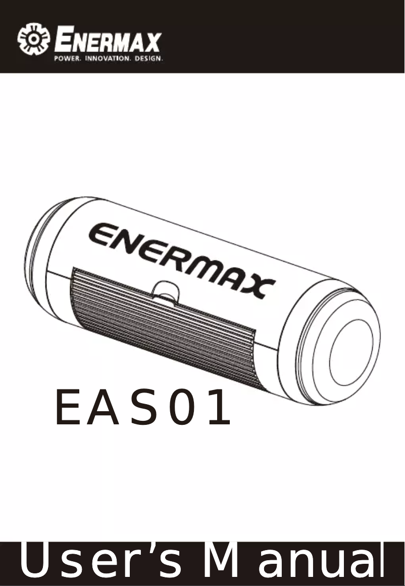 Page n°1 - Manuel utilisateur Enermax EAS01