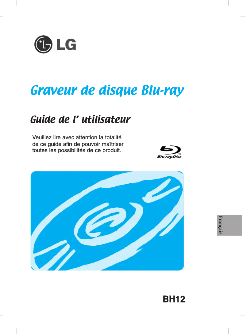 Page n°1 - Manuel utilisateur LG BH12LS30