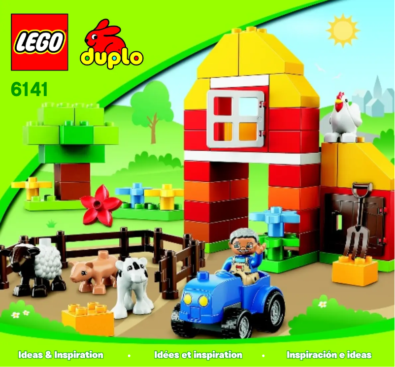Page n°1 - Manuel utilisateur Lego Duplo 6141