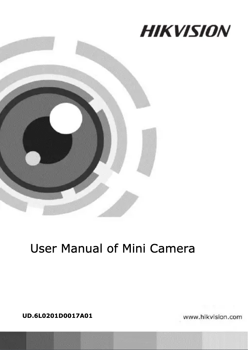 Page 1 de la notice Manuel utilisateur Hikvision DS-2CC51A2P-DG1