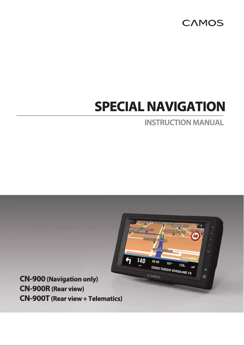 Page n°1 - Manuel utilisateur Camos CN-900R