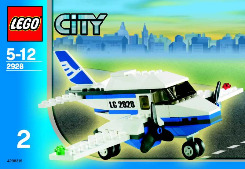Page 1 de la notice Manuel utilisateur Lego City In-Flight 2006