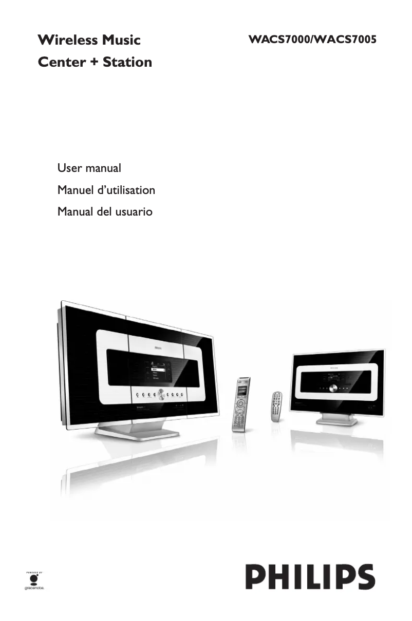 Image de la première page du manuel de l'appareil WACS7000