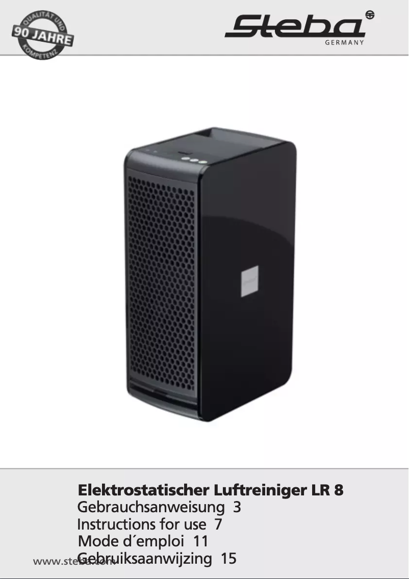 Image de la première page du manuel de l'appareil LR8