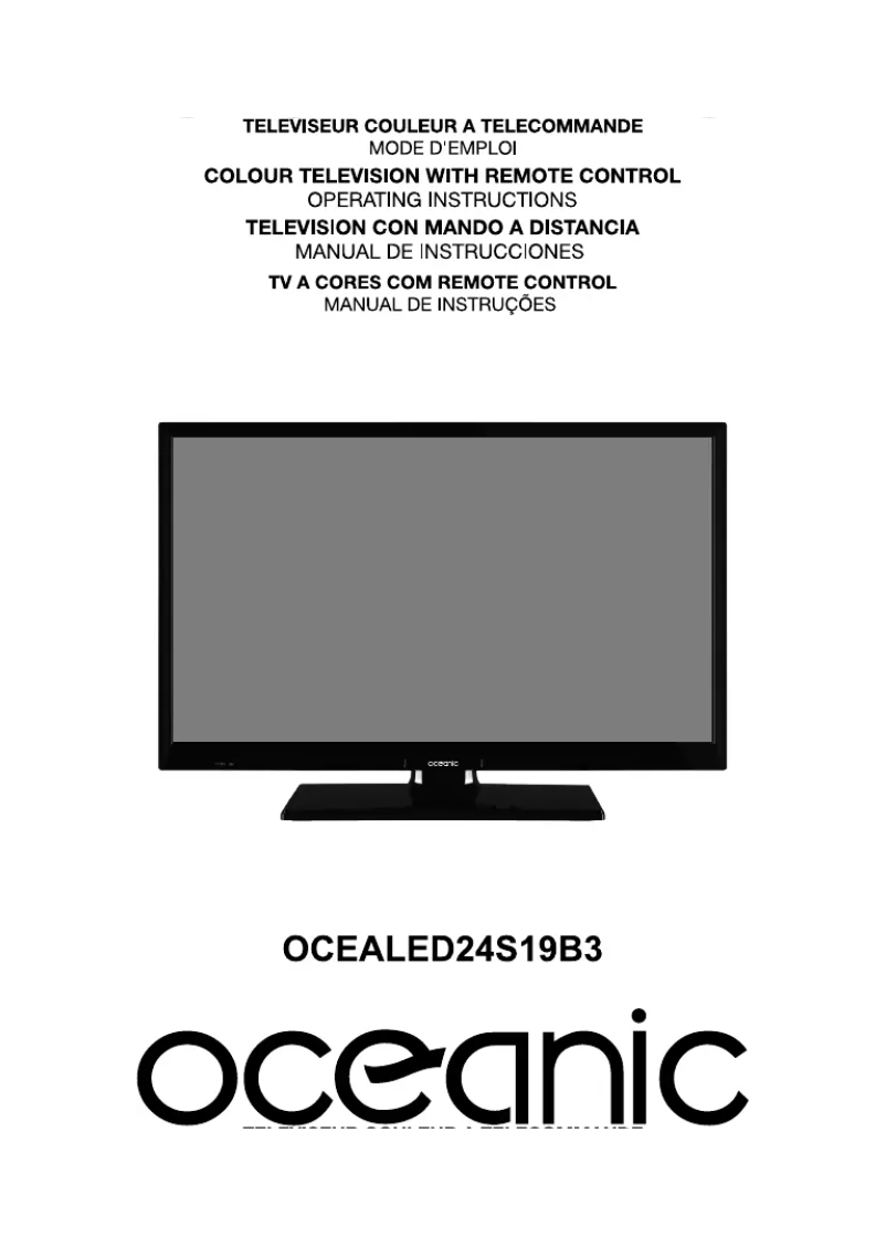 Page 1 de la notice Manuel utilisateur Oceanic OCEALED24S19B3