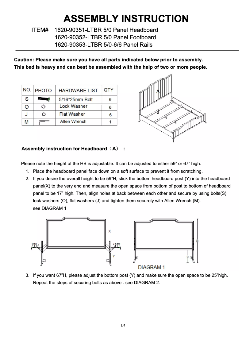 Page n°1 - Manuel utilisateur Hooker 1620-90353-LTBR