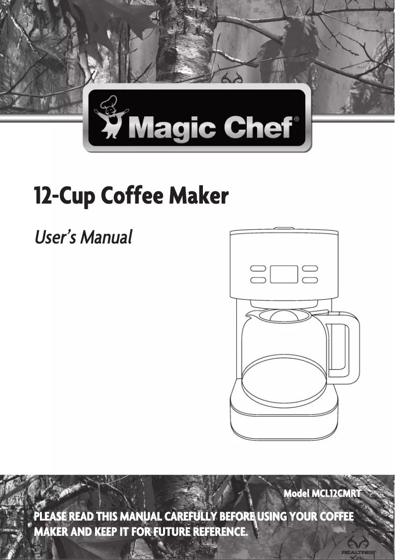 Image de la première page du manuel de l'appareil MCL12CMRT