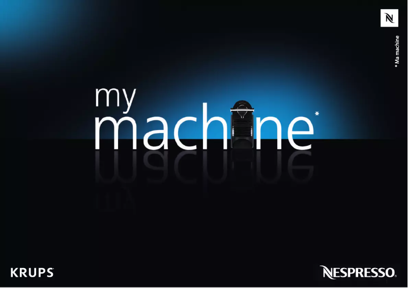 Page 1 de la notice Manuel utilisateur Krups Nespresso Pixie XN3030