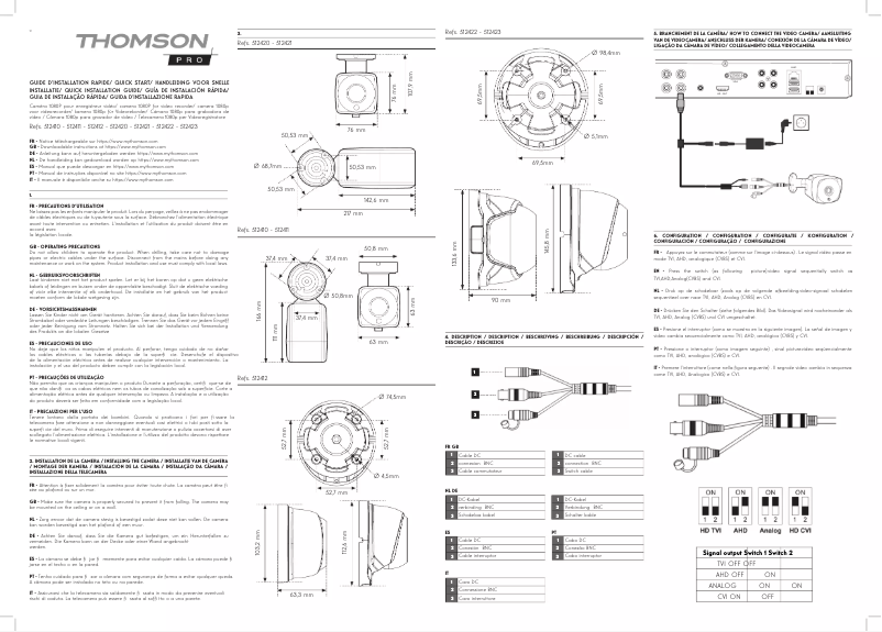 Page 1 of the manual User Manual Thomson 512412