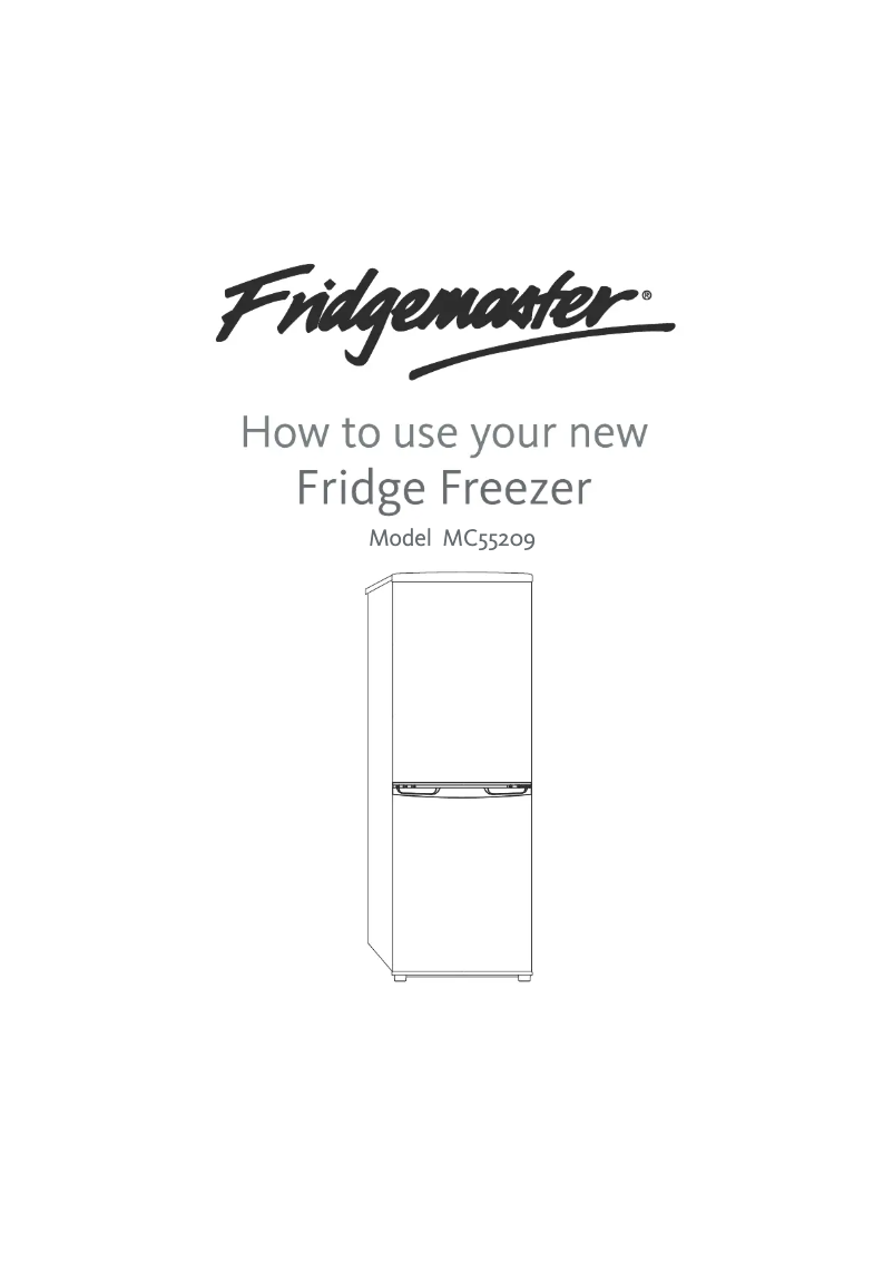 Image de la première page du manuel de l'appareil MC55209
