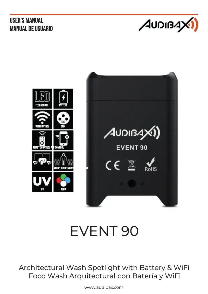 Page n°1 - Manuel utilisateur Audibax Event 90