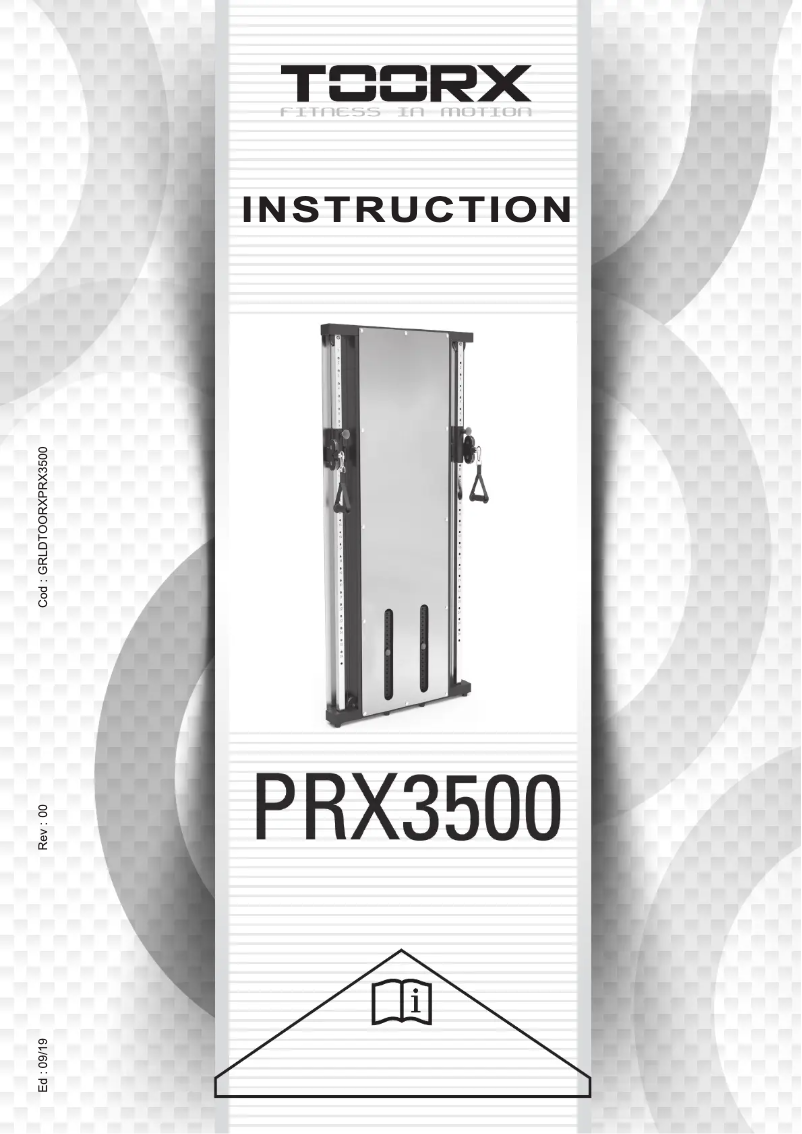 Página 1 del manual Manual de usuario Toorx PRX-3500