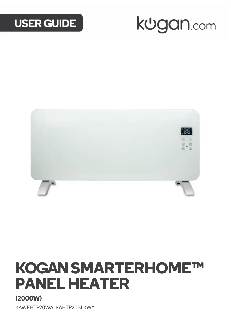 Page 1 of the manual User Manual Kogan KAHTP20BLKWA