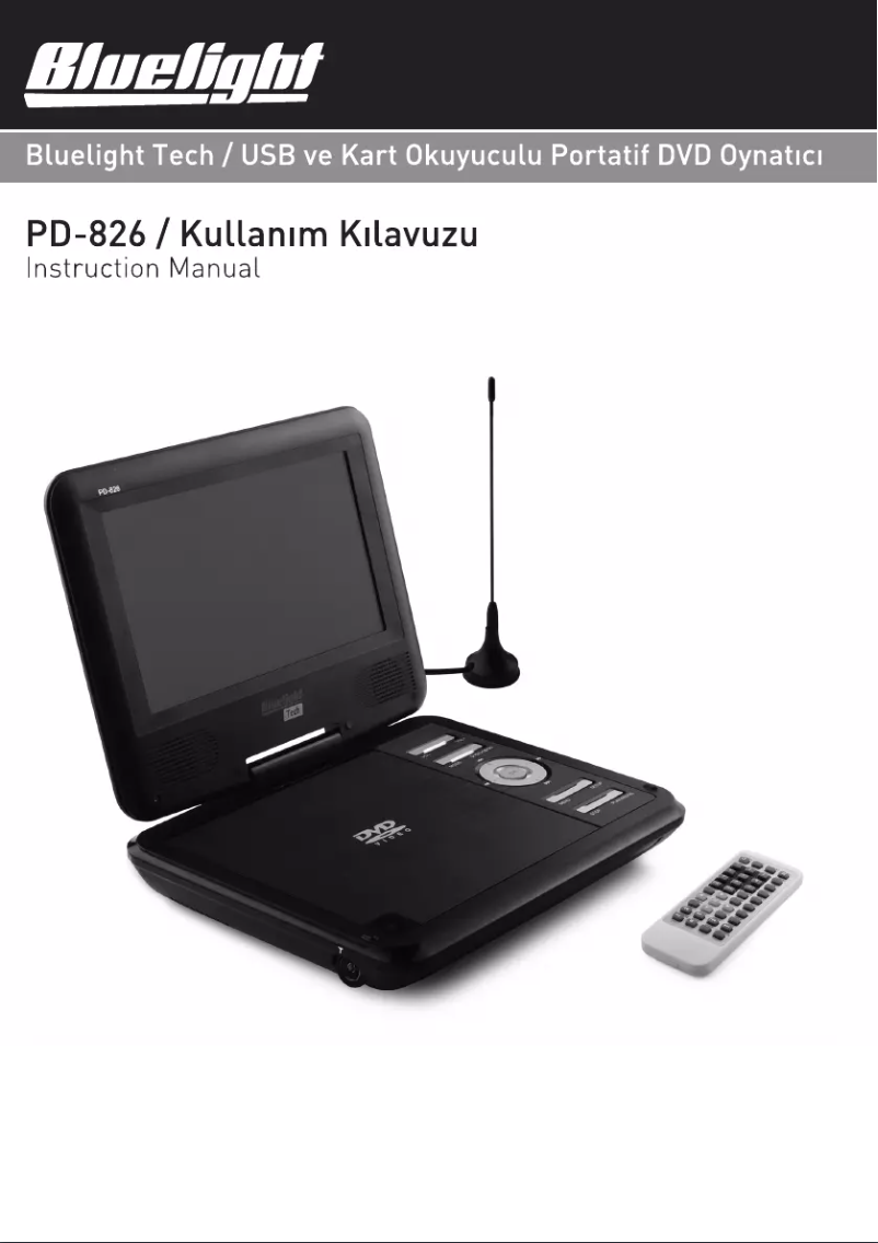 Image de la première page du manuel de l'appareil PD-826