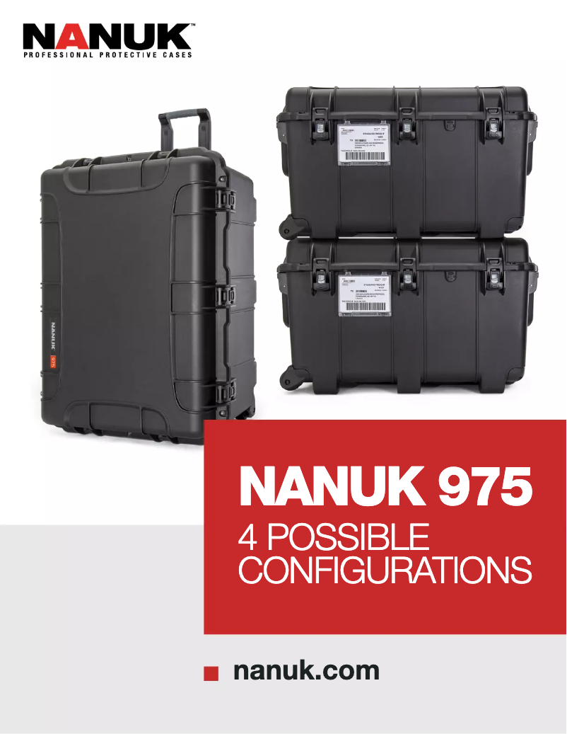 Page n°1 - Manuel utilisateur Nanuk 975