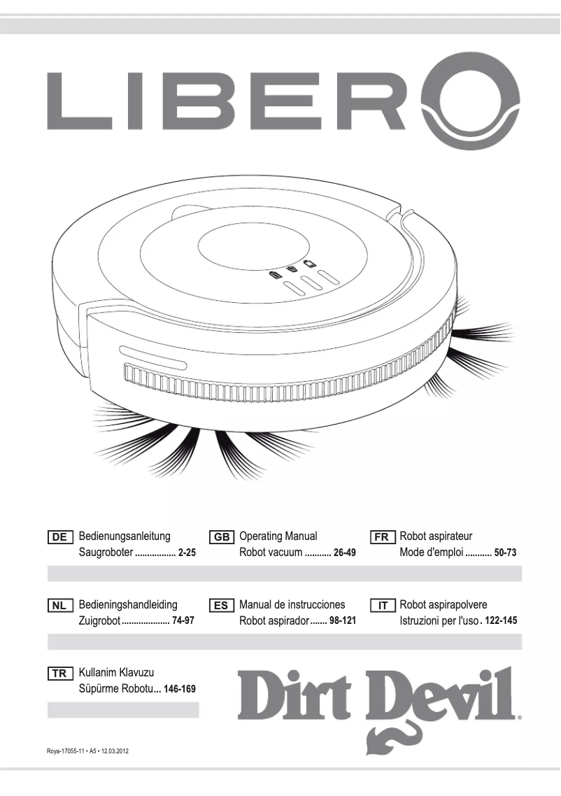 Image de la première page du manuel de l'appareil Libero M606