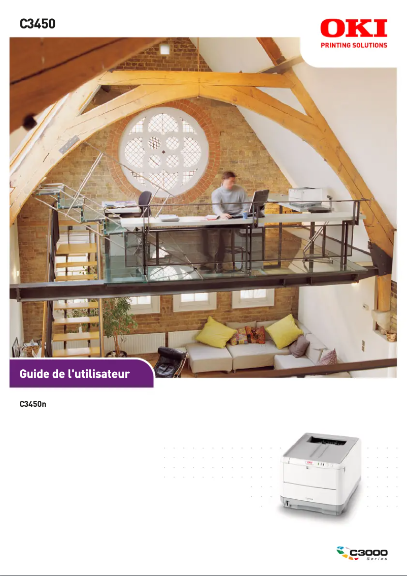 Page 1 of the manual User Manual OKI C3450n