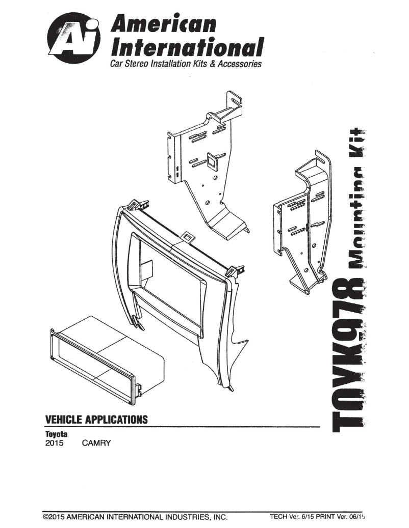 Page 1 de la notice Manuel utilisateur American International TOYK978