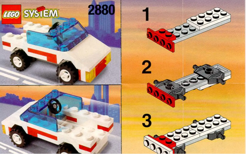 Page n°1 - Manuel utilisateur Lego WHITE SPORTS CAR