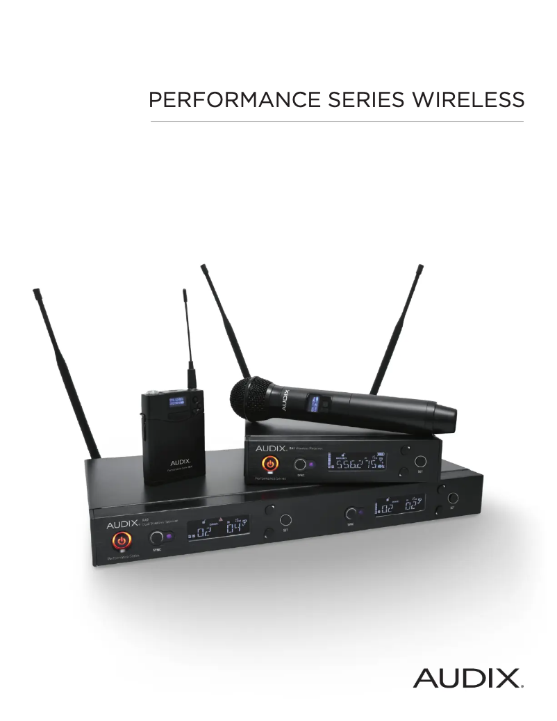 Page 1 de la notice Fiche technique Audix AP62