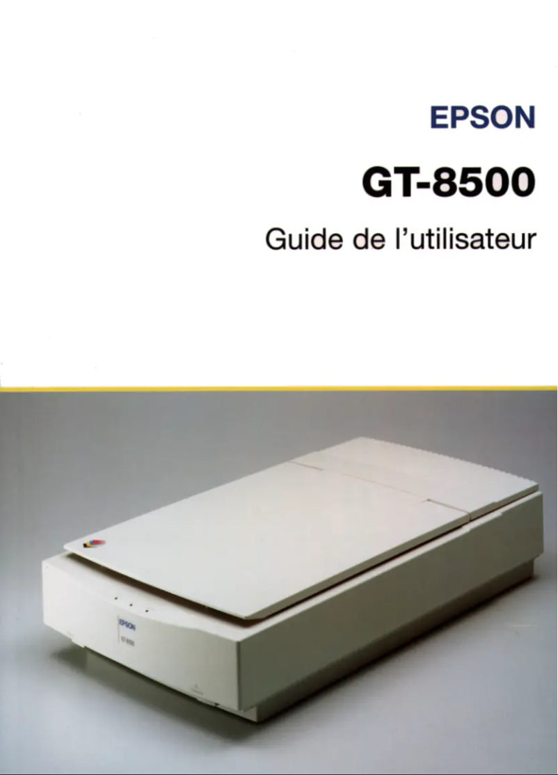 Page 1 de la notice Manuel utilisateur Epson GT-8500