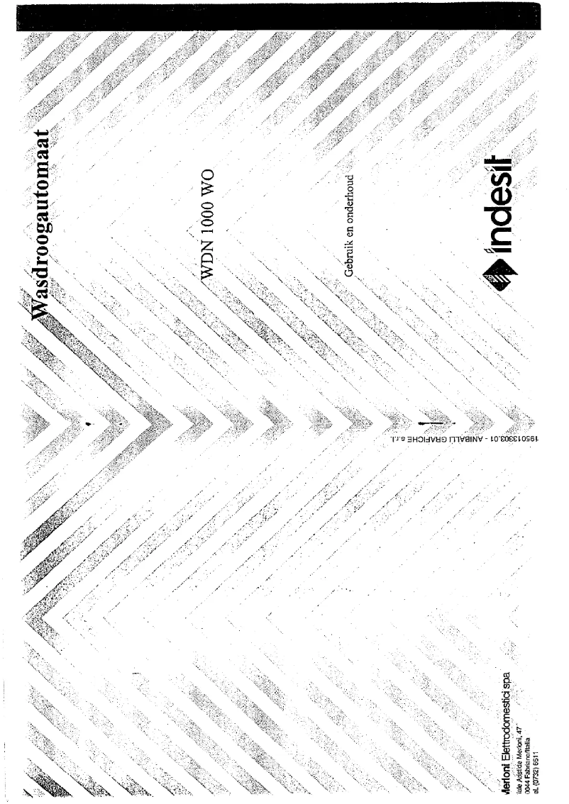 Image de la première page du manuel de l'appareil WDN 1000 WO