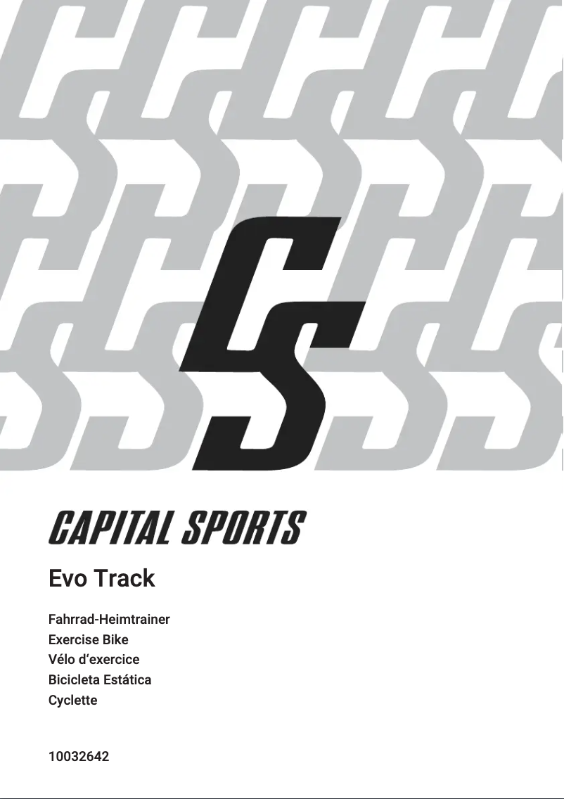 Image de la première page du manuel de l'appareil Evo Track