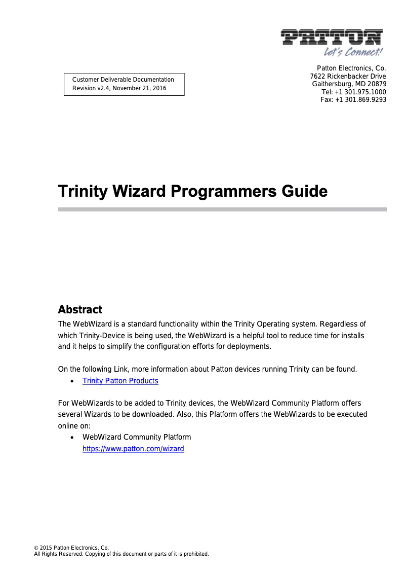 Image de la première page du manuel de l'appareil SmartNode Open Gateway Appliance