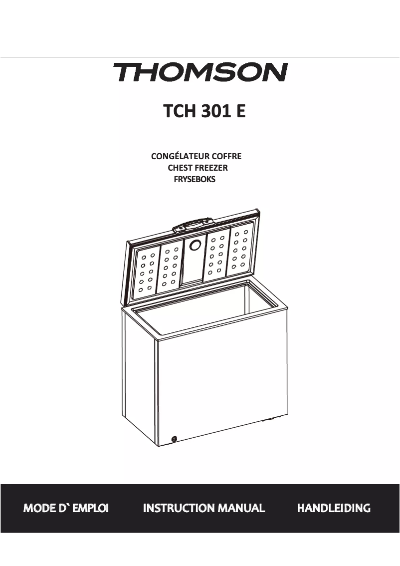 First page image of the manual for TCH 301 E