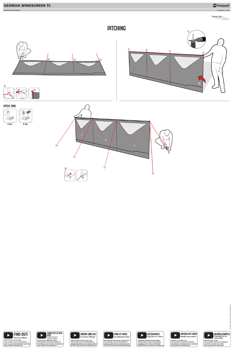 Image de la première page du manuel de l'appareil Georgia Windscreen TC