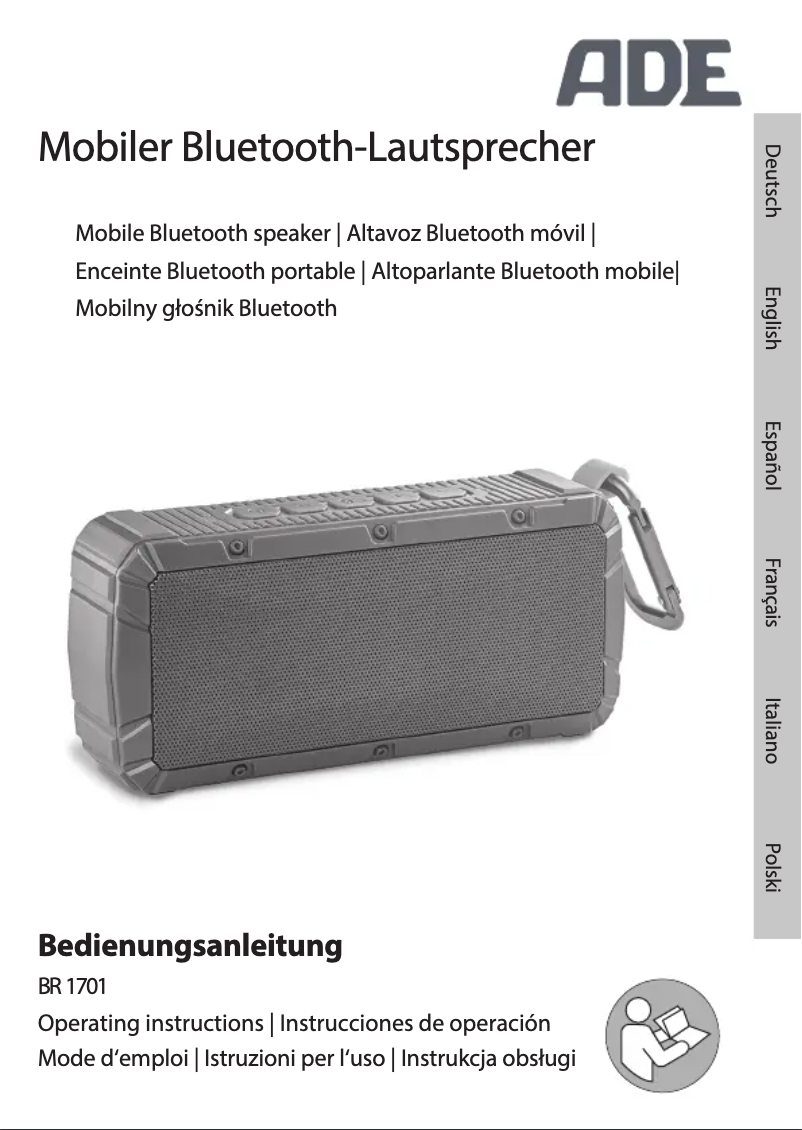 Page 1 de la notice Manuel utilisateur ADE BR 1701