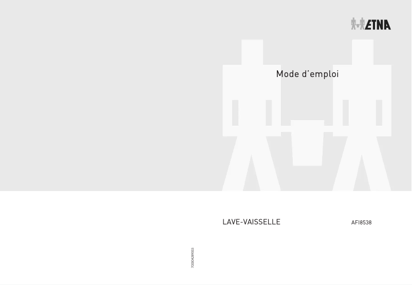 Image de la première page du manuel de l'appareil AFI8538ZT