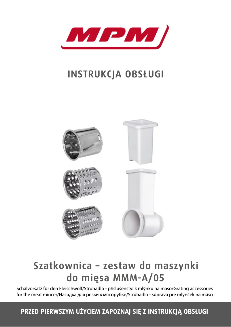 Page 1 de la notice Manuel utilisateur MPM MMM-A/05