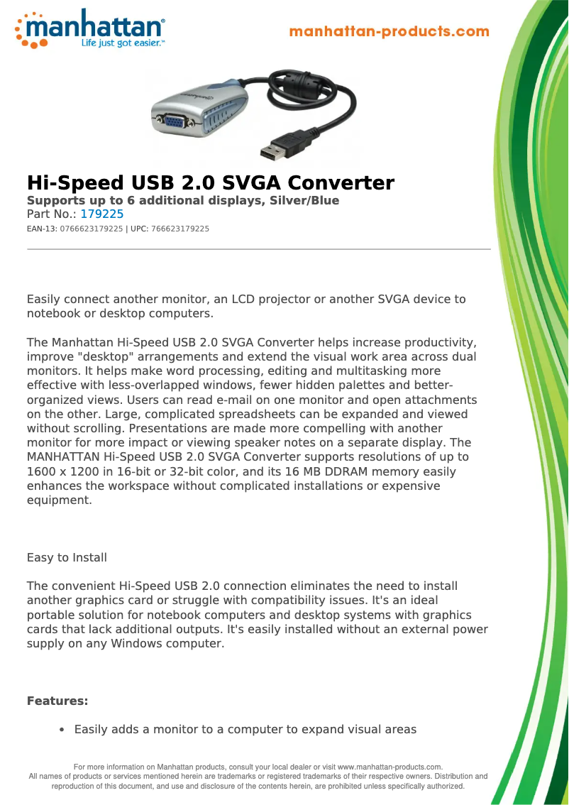 Image de la première page du manuel de l'appareil 179225