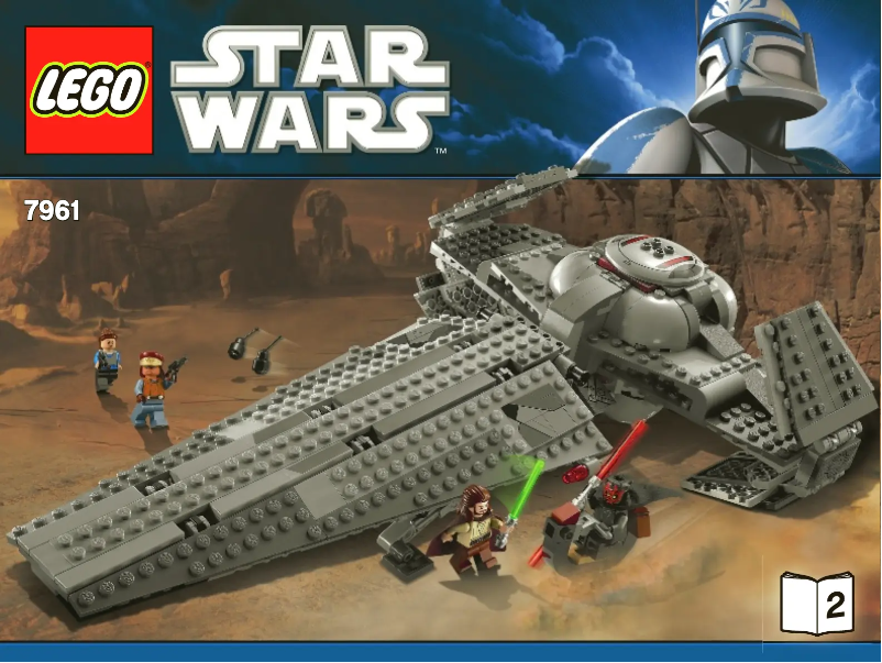 Página 1 del manual Manual de usuario Lego Star Wars 7961